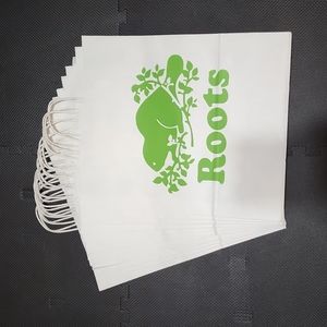 Roots Large Paper Bags Lot New 1
